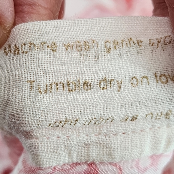 Alamwar Women's 100% Viscose Paisley Button Front Ruffle Hi-Low Midi Dress - S - Picture 8 of 9